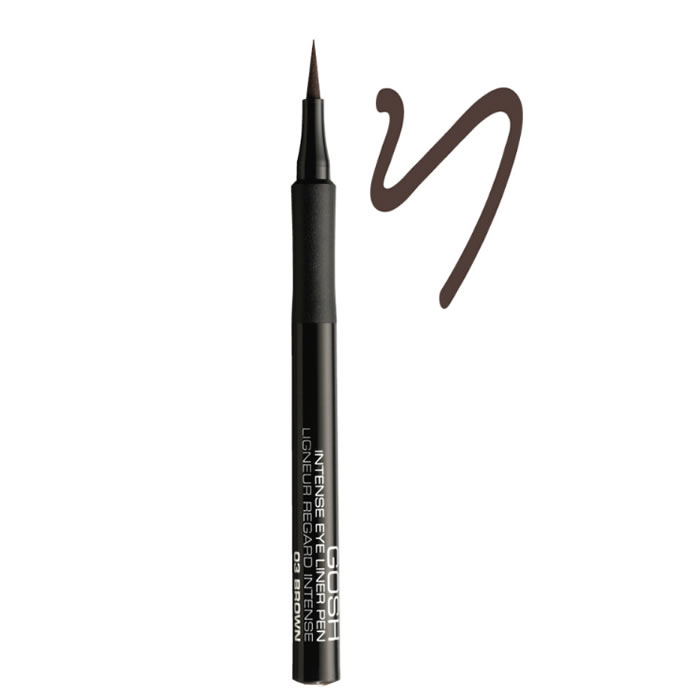 Penna eyeliner Gosh Intense 03 Marrone