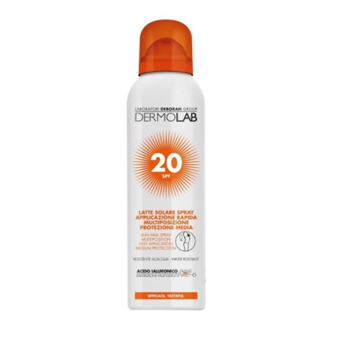 Dermolab opalovací mléko ve spreji Spf20 150 ml