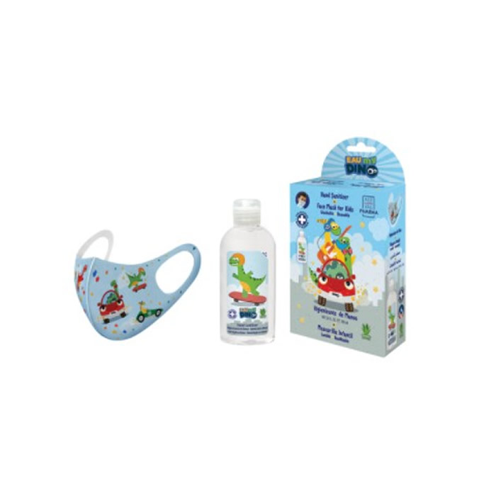 Cartoon Water My Dino razkužilo za roke, 100 ml, škatla z 2 izdelki