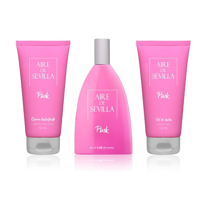 Aire de Sevilla Pink Eau De Toilette Spray 150ml Box 3 termékek