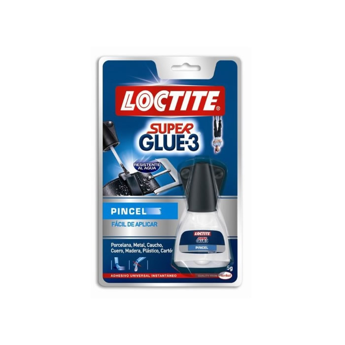 Loctite Super Pegamento-3 Brocha 5g