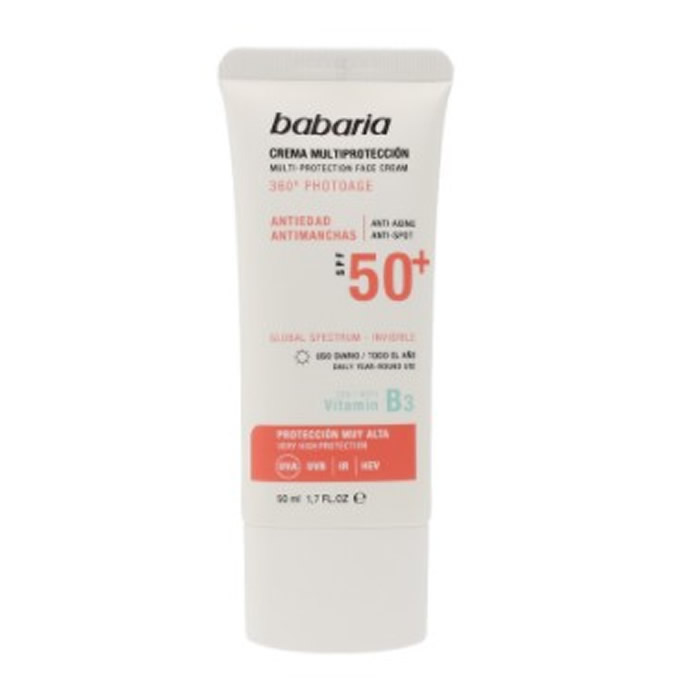 Babaria Solar Multiprotection Anti-Pickel-Creme Spf50 50 ml