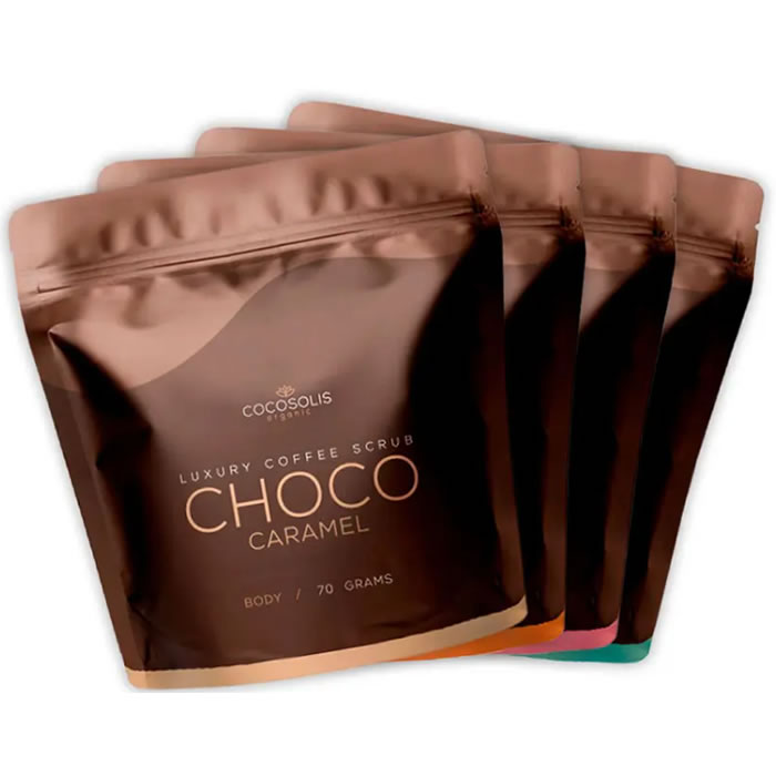 Cocosolis Luxus-Kaffee-Peeling-Box-Set mit 4 Produkten