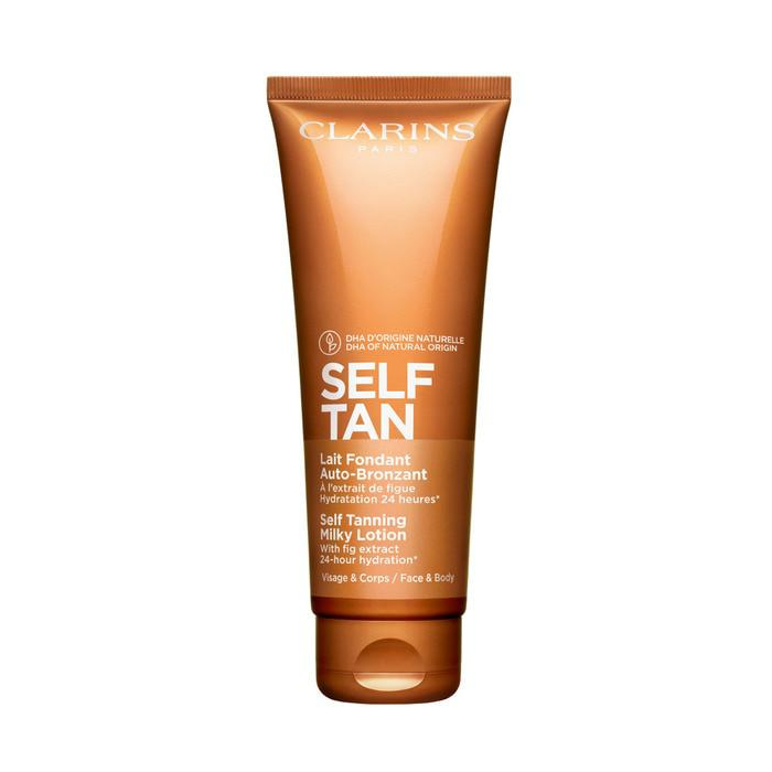 Leite Fundente Autobronzeador Clarins Rosto e Corpo 125ml