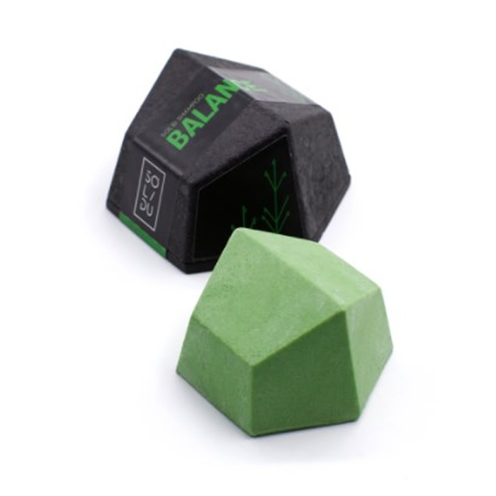 Solidu The Balance Rosemary & Mint Shampoo Bar Vet Haar 70g