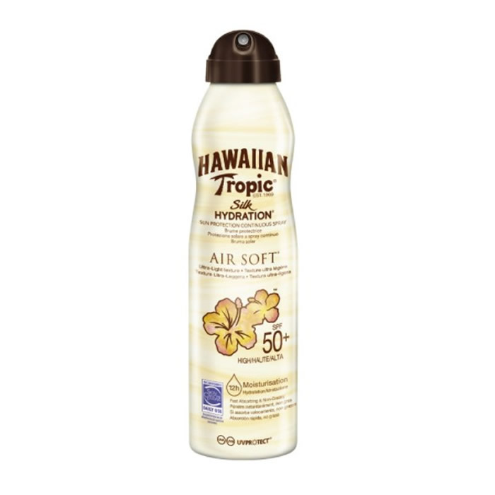 Hawaiian Tropic Silk Hydration Air Soft Protezione solare Nebbia Spf50+ 220 ml