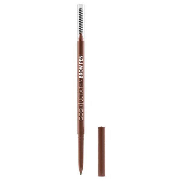 Gosh Ultra Thin Brow Pen Mørkebrun 0,09g