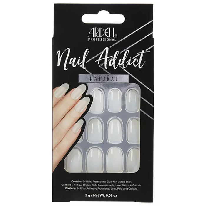 Натурални овални фалшиви нокти Ardell Nail Addict
