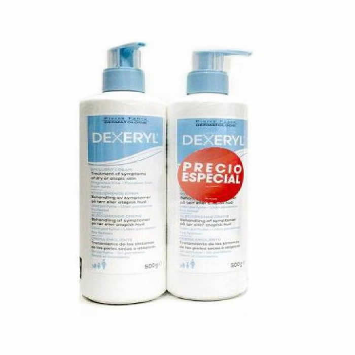 Dexeryl zvláčňující krém pro suchou pokožku 2x500g