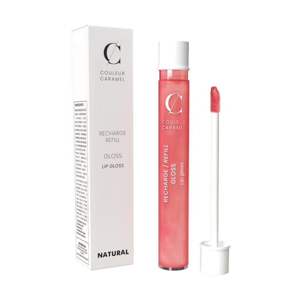 Couleur Caramel Caramel Brillo De Labios N904 Rosa Recarga 1un