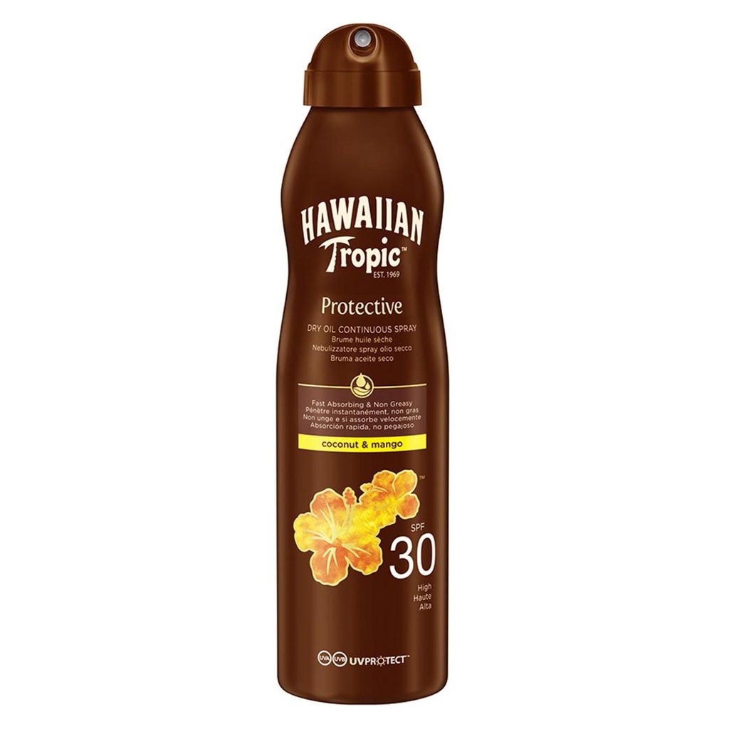 Hawajski Tropik Kokos i Mango Aceite Spf30 180ml Spray