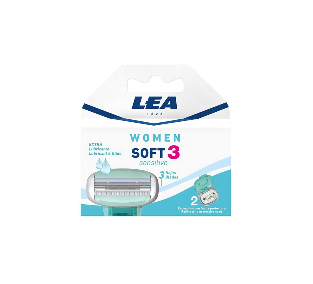Lea Recambios Donna Soft3 Sensitive 2un