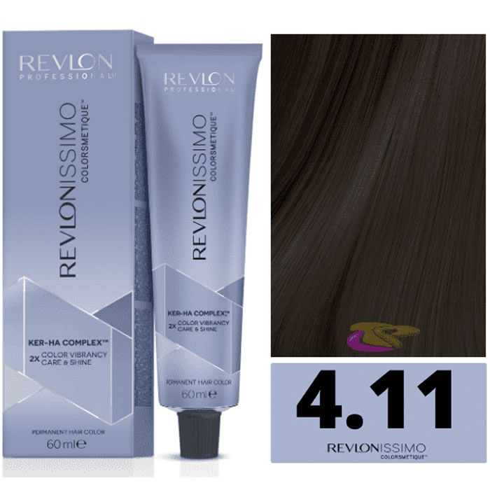 Revlon Revlonissimo Colorsmetique 4.11 Castaño Medio Ceniza Intenso 60ml