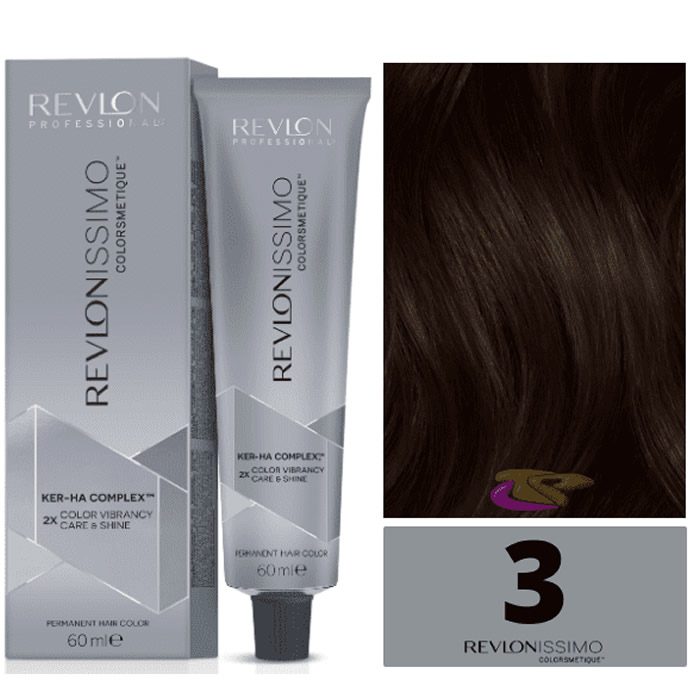 Revlon Revlonissimo Colorsmetique 3 tmavě hnědá 60ml