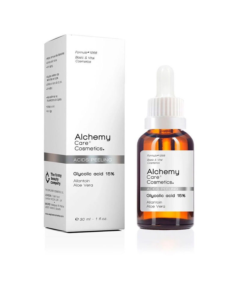 Alchemy Care Kosmetika Kyseliny peeling Kyselina glykolová 15 30ml