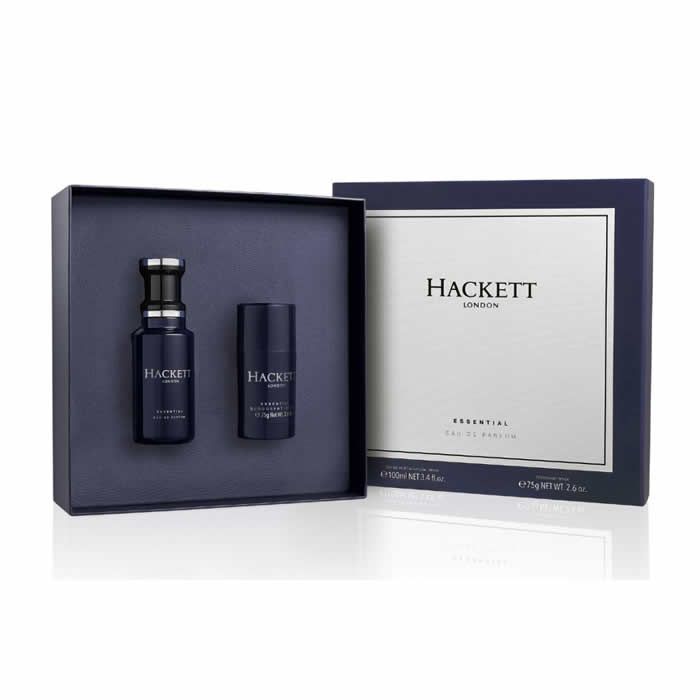Hackett Essential Eau De Parfum Spray 100ml Confezione da 2 Prodotti