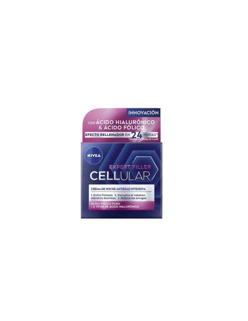 Nivea Cellular Filler Hialurona un Fólico nakts krēms 50ml