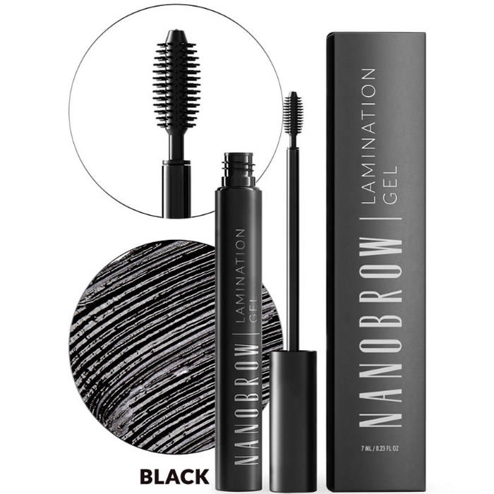 Nanobrow Lamineringsgel Zwart 7ml