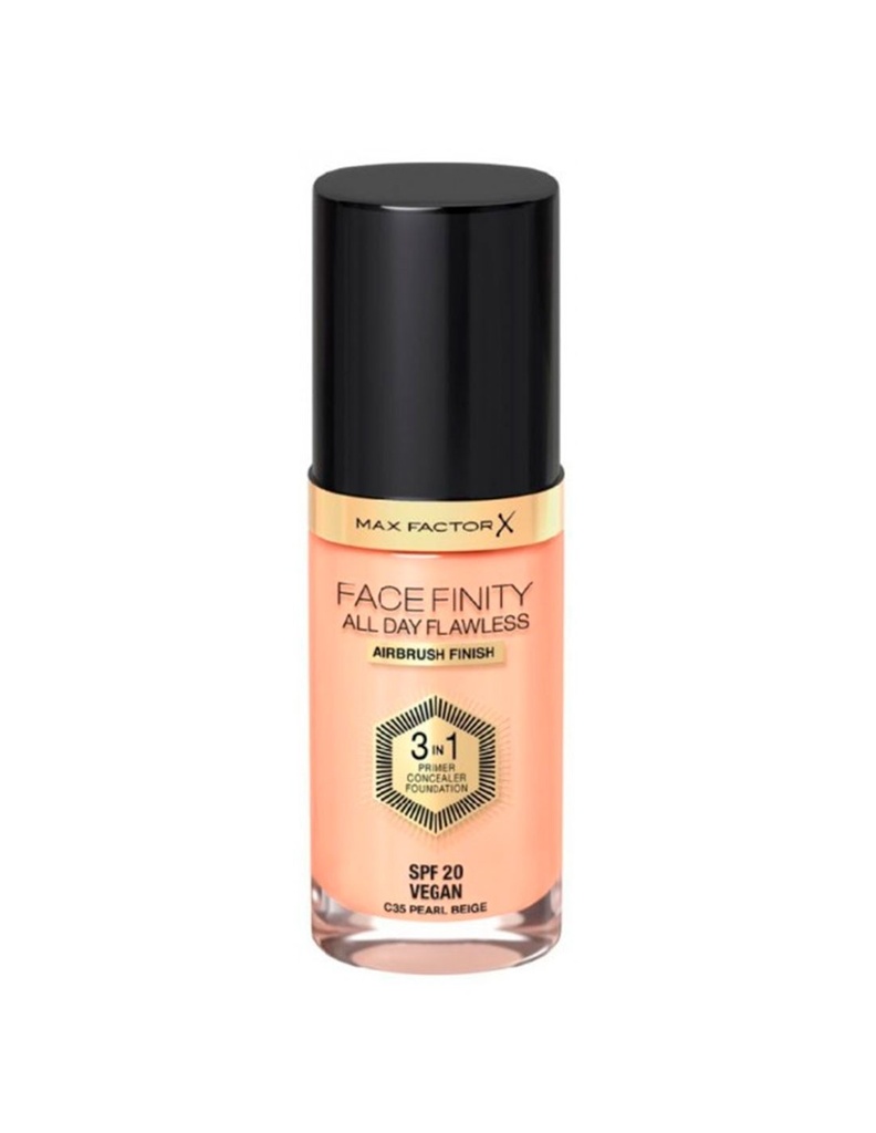 Max Factor Facefinity Prebase, Corrector y Base de Maquillaje 3en1 85-Caramelo 30ml