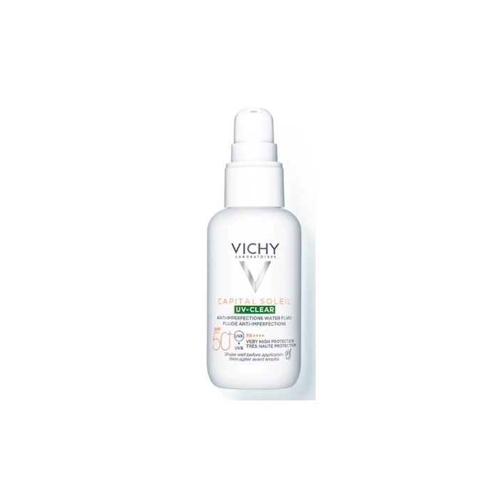 Capital Soleil Uv Clear Fluid proti madežem Spf50+ 40 ml