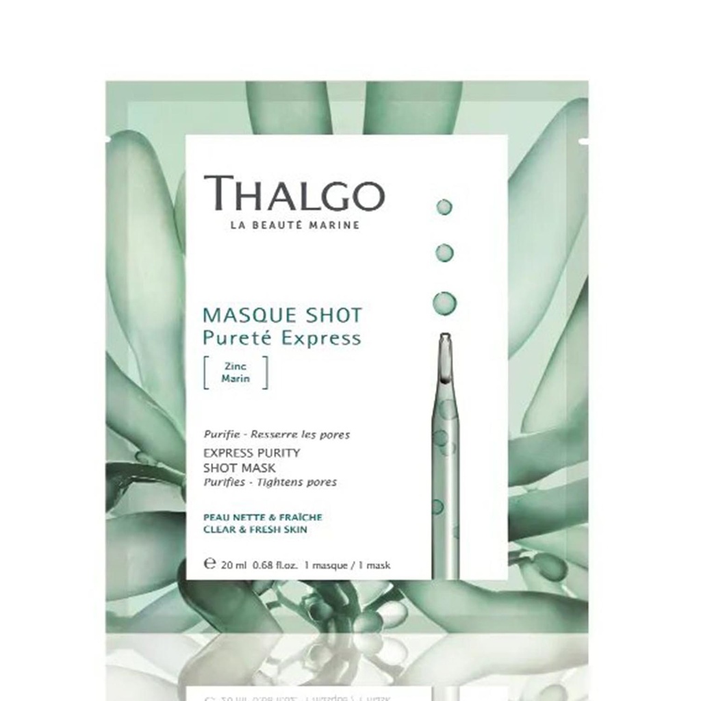 Thalgo Express Purity Treatment Unidosis Shot maska ​​20 ml