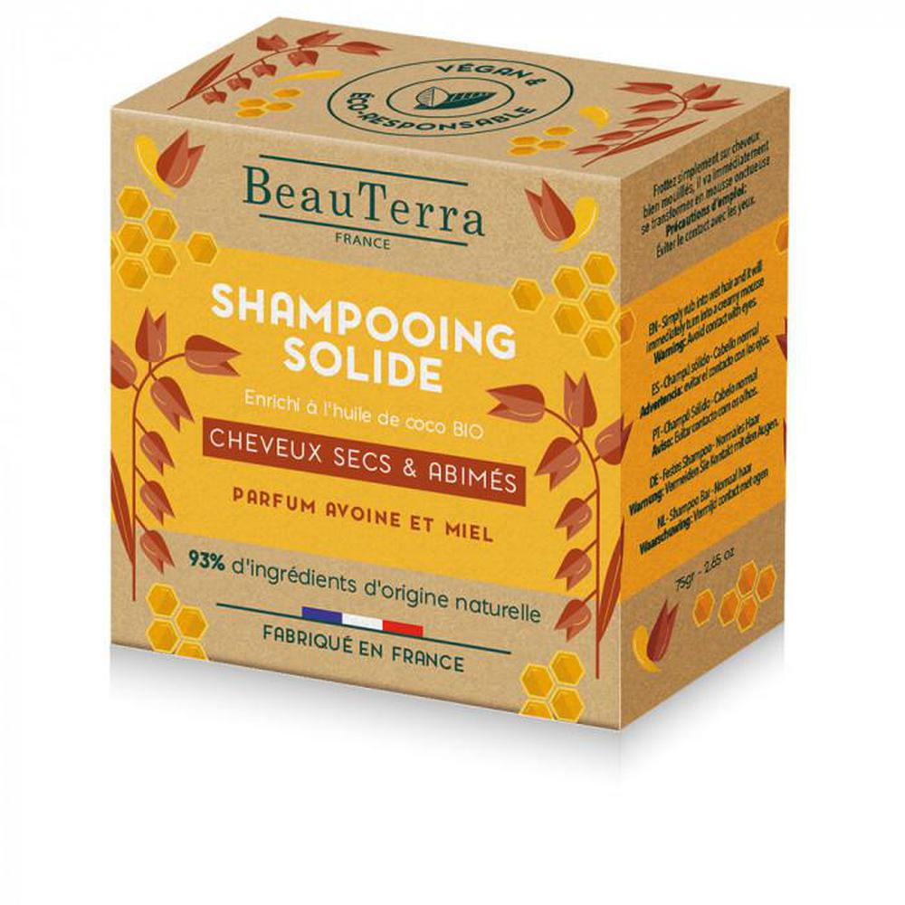 Beauterra Solide Champú De Avena y Miel 75 g
