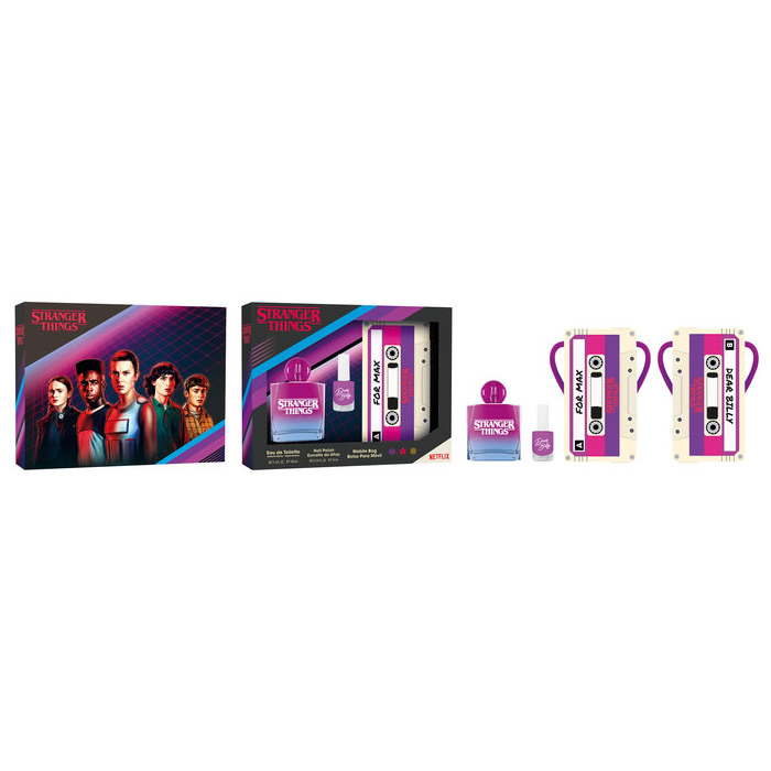 Stranger Things Eau De Toilette Spray 100ml Box 3 termékek