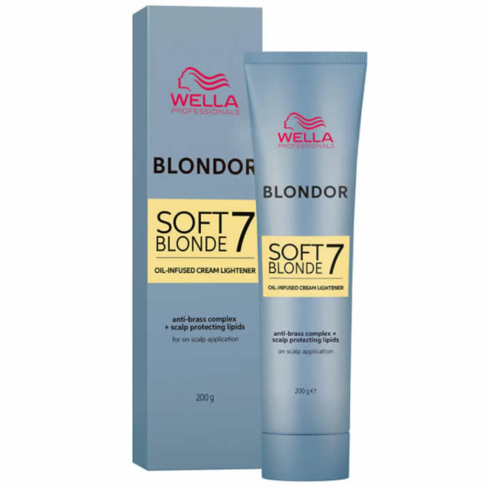 Wella Blondor Soft Blonde 7 Oil Infused Krémový zesvětlovač 200 g
