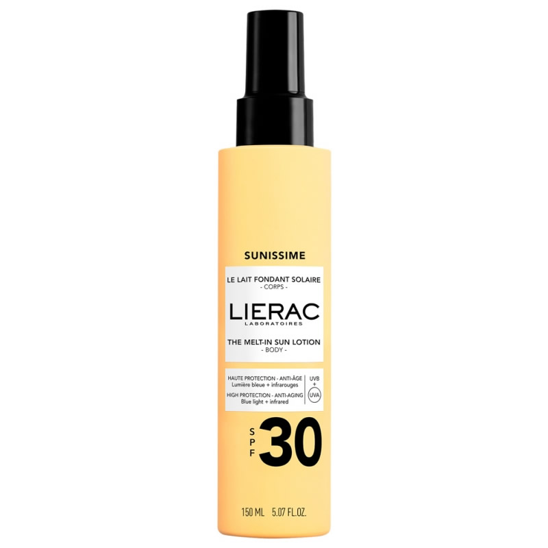 Lierac Sunissime kūstošais saules ķermeņa pieniņš Spf30 150ml
