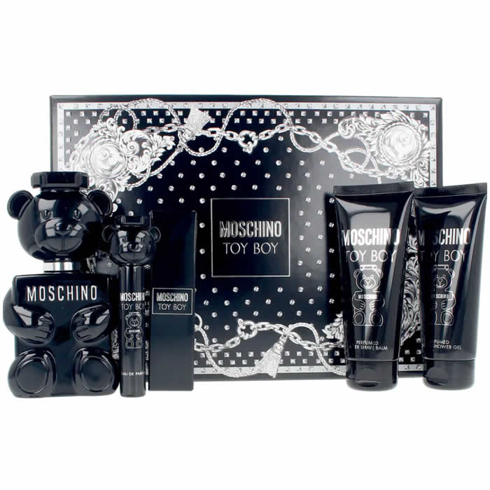 Moschino Toy Boy parfumska voda v spreju, 100 ml, škatla 4 izdelki