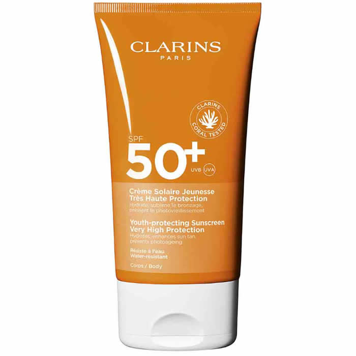 Clarins Youth Protecting fényvédő Spf50+ 150ml