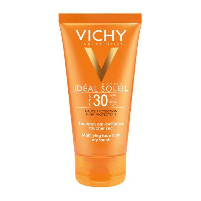 Vichy Ideal Soleil Суха Емулсия против блясък Spf30 50 мл