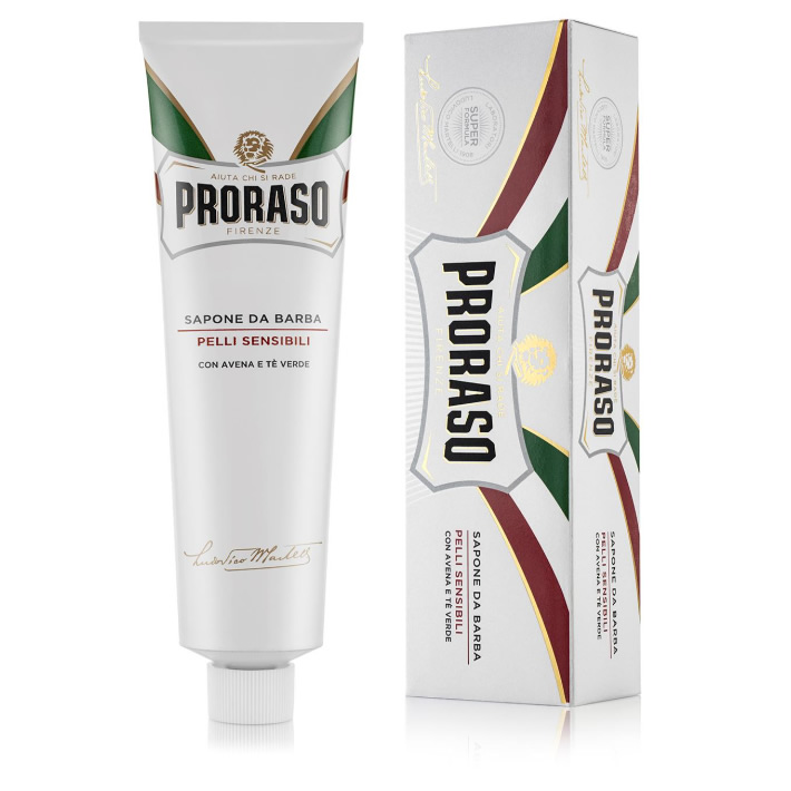 [88449] Proraso Weiße Rasiercreme für empfindliche Haut, 150 ml