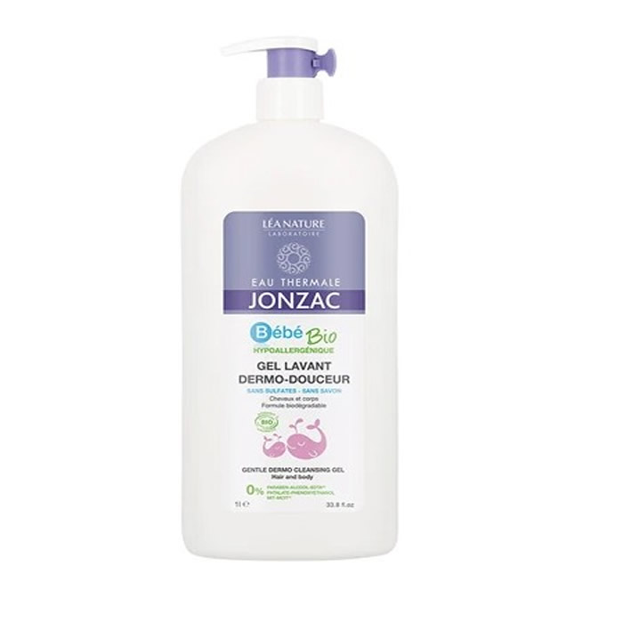 Jonzac Bebe Bio Dermo-Jemný čisticí gel 1L