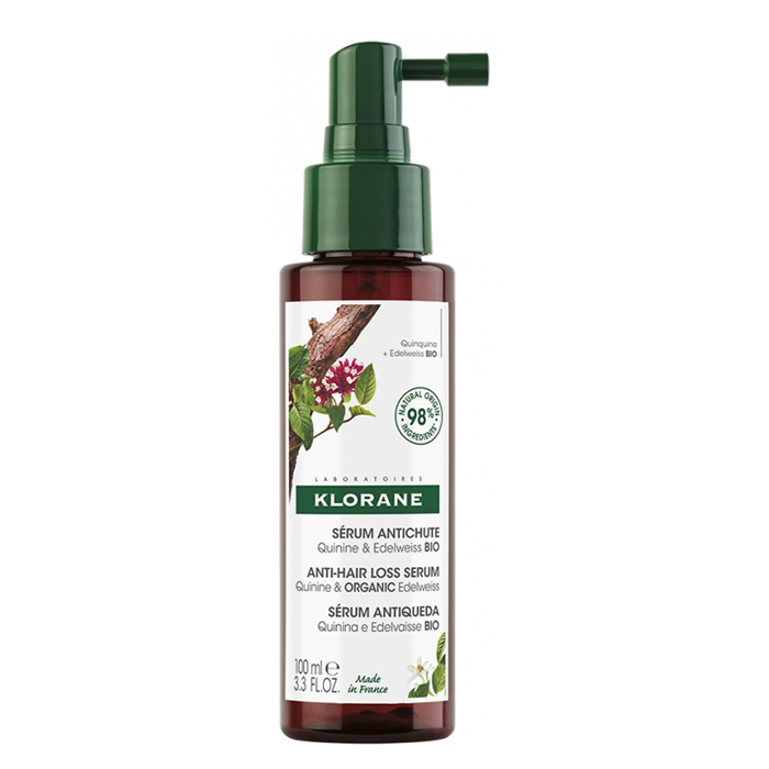 Klorane sérum proti vypadávání vlasů s chininem a bio protěže 100 ml