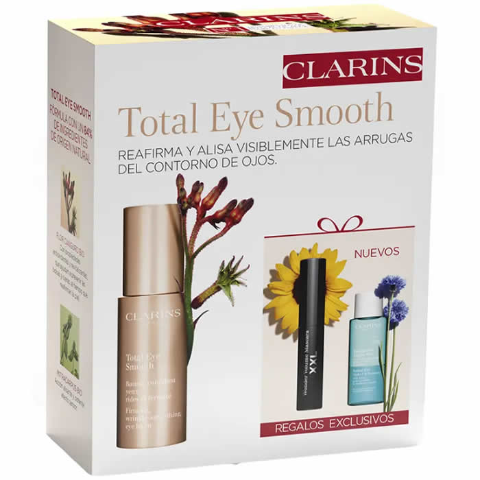 Clarins Total Eye Smooth 15 ml Кутия 3 продукта