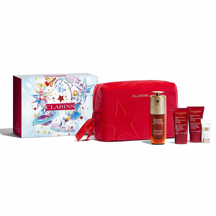 Двоен серум Clarins 50 мл Кутия 5 продукта