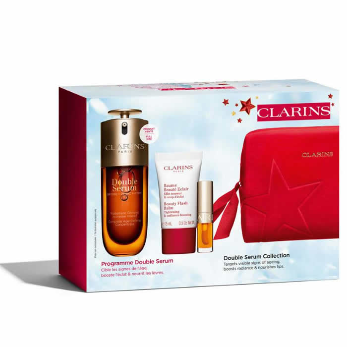Двоен серум Clarins 50 мл Кутия 4 продукта
