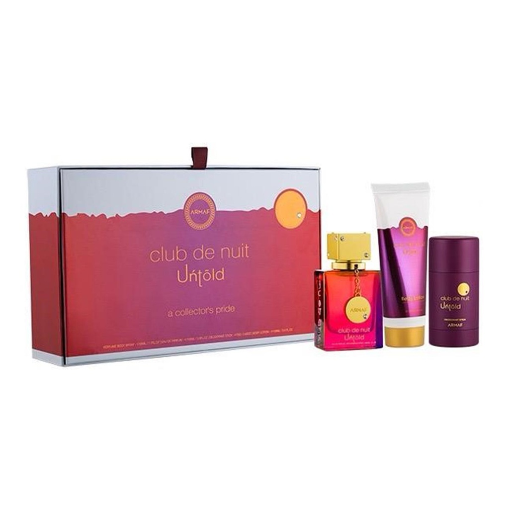 Armaf Untold Eau De Parfum 105un Spray Locion Corporal Parfumada 100ml Desodorante Stick 75ml