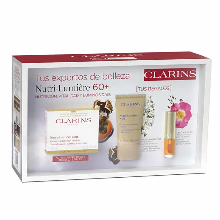 Clarins Nutri-Lumiére Revive 50 ml škatla 3 izdelki