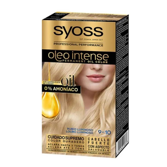 [266465] Syoss Oleo Intense Tinte Permanente 9-10 Rubio Luminoso