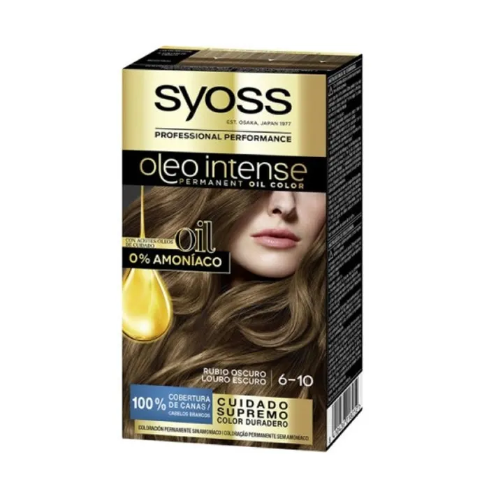 [266471] Syoss Oleo Intense Tinte Permanente 6-10 Rubio Oscuro