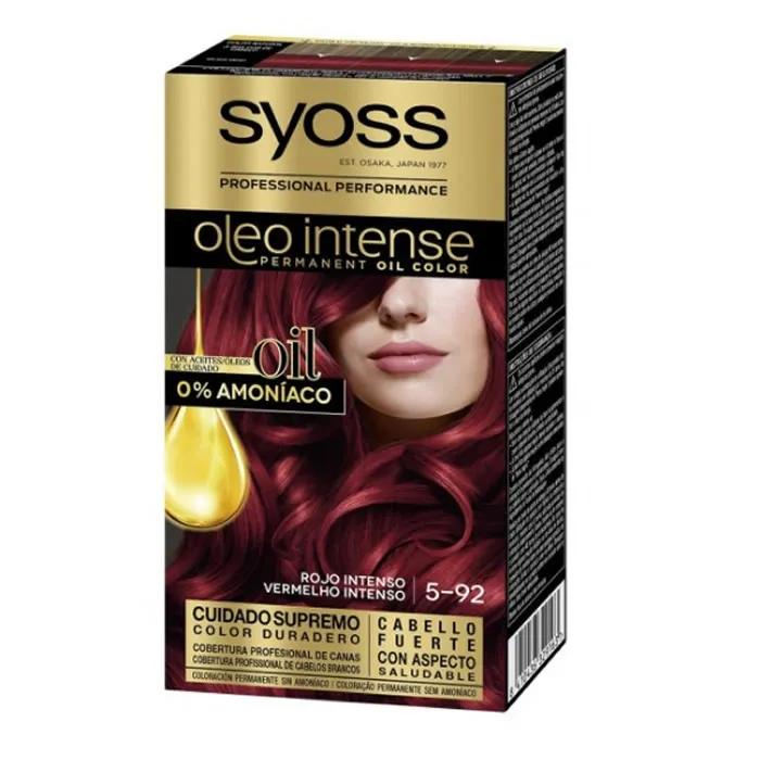 [266472] Syoss Oleo Intense Tinte Permanente 5-92 Rojo Intenso