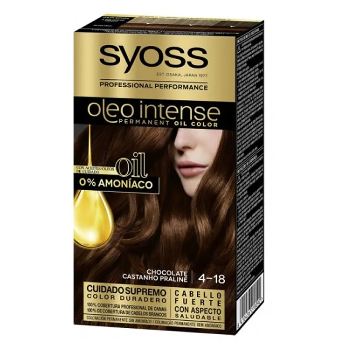 [266479] Syoss Oleo Intense Tinte Permanente 4-18 Chocolate