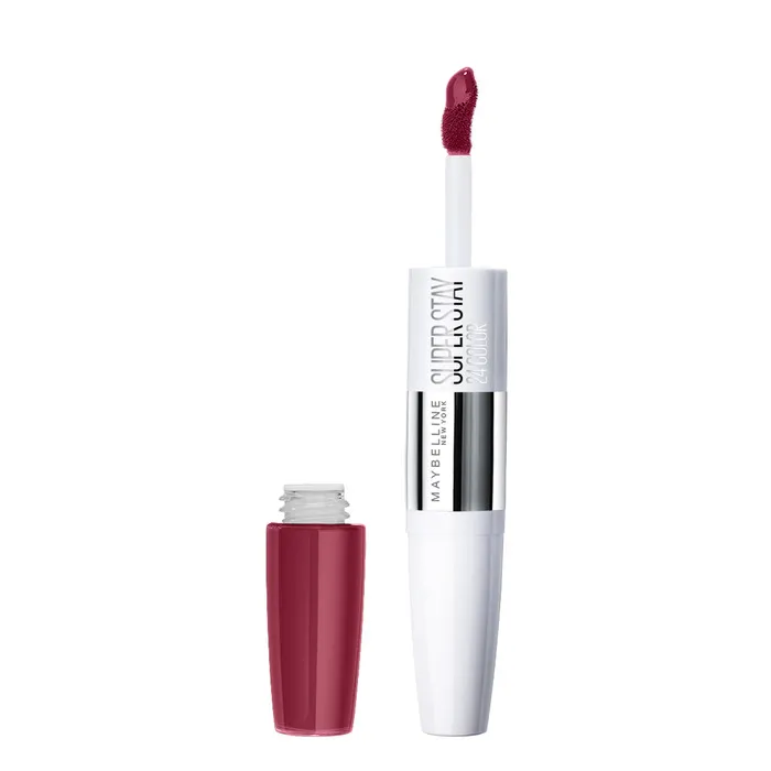 [72971] Maybelline Superstay 24 2-Step Liquid Lispstick Makeup 195 Raspberry