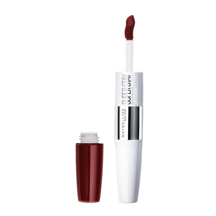 [89605] Maybelline Superstay 24 2-Step Liquid Lispstick Makeup 542 Cherry Pie