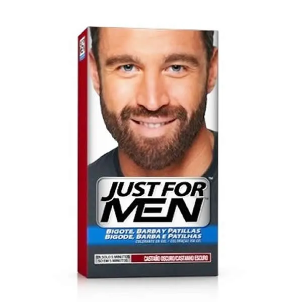 [81473] Just For Men Moustache Et Barbe Châtain Foncé 28.4g