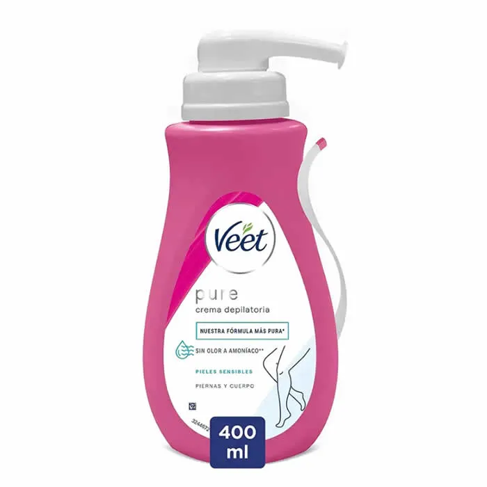 [345884] Veet Pure Shower Depilatory Cream For Sensitive Skin 400ml