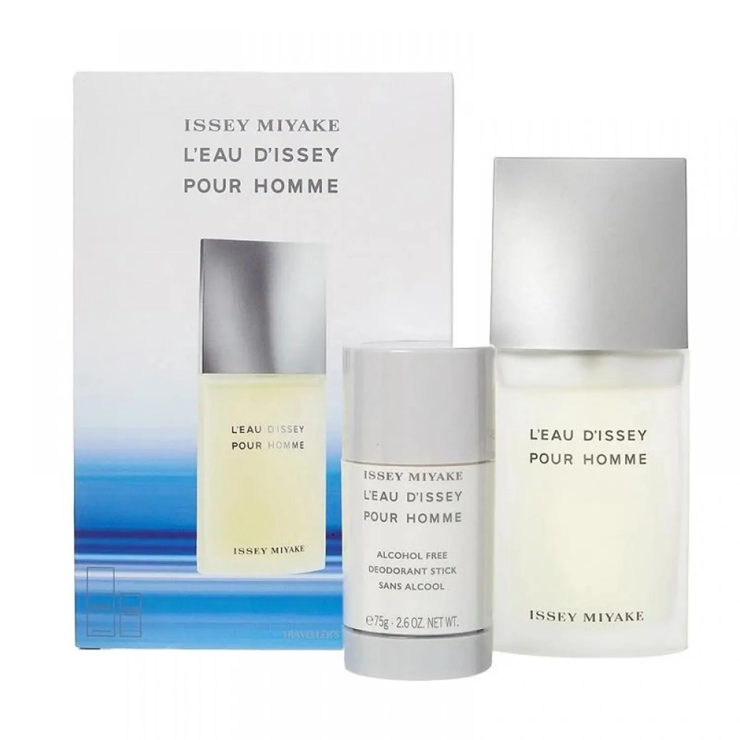 [358187] Issey Miyake L'eau D'issey Eau De Toilette Pour Homme 75ml Spray Desodorante Stick Sin Alcohol 75g