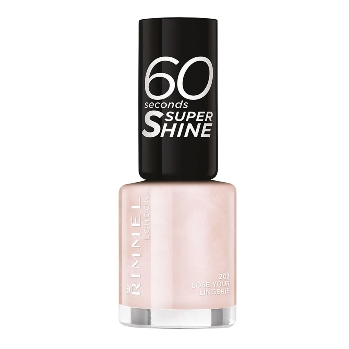 [103039] Rimmel London 60 Seconds Super Shine Nail Lacquer 203 Lose Your Lingerie